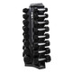 TKO Light Hex Weight Package on Compact Upright Organizer