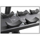 TKO (7051B-BK) 2-Tier Saddle Dumbbell Rack - Saddle Measurements