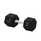 TKO Tri-Grip Urethane Hex Dumbbells - 45 lb