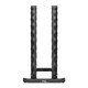 TAG 5-50 lb Hex Rubber Dumbbells & Rack - Rack Only Front View