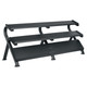 TAG 5-100 lb Rubber Hex Dumbbells w/ Rack - Rack Only View