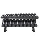 TKO 2-Tier Dumbbell Rack with Optional Weights