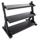 TKO (6235-B) 3-Tier Shelf Dumbbell Rack
