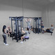 Body-Solid (SJG800) 8-Stack Jungle Gym - 7 Users Exercising