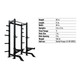 Troy Barbell Apollo Half Rack - Dimensions & Specifications