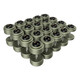 Troy Gray Pro-Style Dumbbell Set w/ Rack - Dumbbells 55-100 lbs w/ Black End Caps