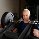 Body-Solid (SLS500B) Leverage Squat Machine - Shoulder Pads Close View