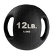 Body-Solid 6-25 lb Dual-Grip Med Balls & Rack - 12 lb Ball