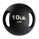 Body-Solid 10 lb Dual-Handle Fitness Ball for Core Training