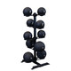 Body-Solid 10-30 lb Tire Tread Slam Balls & Rack