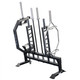 Body-Solid (SBS60) Vertical Barbell Holder Loaded with Straight Bars and Specialty Bars