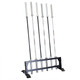 Body-Solid (SBS60) Vertical Barbell Holder Loaded with Straight Bars