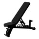 Troy Barbell Adjustable Ladder Bench w/ Black Frame in Incline Position