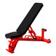 Troy Barbell Adjustable Ladder Bench w/ Red Frame in Incline Position
