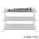 Body-Solid 5-30 lb Cast Iron Hex Dumbbell Set