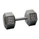 Body-Solid 60 lb Cast Iron Hex Dumbbell