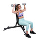 Body-Solid Powerline Flat to Incline Bench - Shoulder Press Exercise