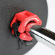 Body-Solid 1-Inch Lock-Jaw Collars on Standard Barbell