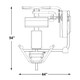 Inflight Fitness CT-MBTS Selectorized Arm Machine Footprint Dimensions