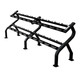 Troy 2-Tier Dumbbell Rack w/ Saddles with Black Finish