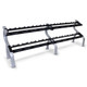 Troy 2-Tier Dumbbell Rack with Silver Frame