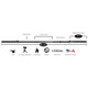 York Barbell 32121 Olympic Weight Bar Dimensions and Specifications