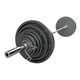 Troy USA Sports Gray Olympic Barbell Set w/ 7-Foot Chrome Bar