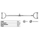 Troy USA Sports 34" Pro-Style Lat Bar - Dimensions & Specifications
