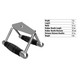 Troy Chinning Triangle Attachment w/ Rubber Grips - GCT-R - Dimensions & Specifications