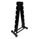 York Barbell (69002) A-Frame Dumbbell Rack - Angled View