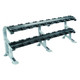 York Barbell ETS 2-Tier Commercial Dumbbell Rack w/ Saddles