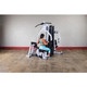 Body-Solid Multi-User Gym Seated Back Row Exercise