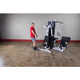 Body-Solid Multi-Function Gym Machine Upright Row Exercise from Low Pulley