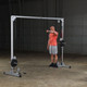 Body-Solid Shoulder Cable Trainer During Front Deltoid Raise