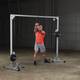 Body-Solid Functional Pulley System During Torso Twist Exercise