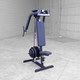 Body-Solid Plate-Loaded Pec Fly/Rear Delt Machine - Rear Shoulder Exercise Position