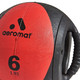 Aeromat 6 lb Medicine Ball with Handles - Close View