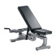 York Barbell (STS) Commercial Power Rack - Multi-Function Bench w/ Silver Frame