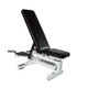 York Barbell STS Commercial Power Rack - Multi-Function Bench w/ White Frame