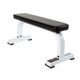 York Barbell STS Commercial Flat Bench - White Frame View