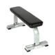 York Barbell (STS) Commercial Flat Bench - Silver Frame View