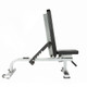York Commercial Utility Bench Upright 85-Degree Shoulder Press Setting on Steel Frame