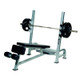York Barbell (STS) Olympic Decline Bench Press w/ Silver Frame Color