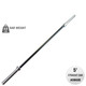 Body-Solid OB60B 5-Foot Olympic Weightlifting Bar Blueprint Dimensions and Load Capacity Diagram