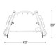 Inflight Fitness (#FT1000S) Functional Cable Machine Footprint Dimensions