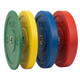 Troy VTX Colored Rubber Bumper Plates - Plate Thickness View