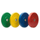 Troy VTX Colored Rubber Bumper Plates - Weight Set Stack