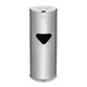 2XL-73 Stainless Steel Gym Wipes Dispenser w/ Trash Receptacle