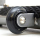 TKO (860FB-B) Flat Exercise Bench - Transport Wheel Close View