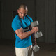 Body-Solid (BB23) Tools Arm Blaster - Dumbbell Biceps Curl Exercise